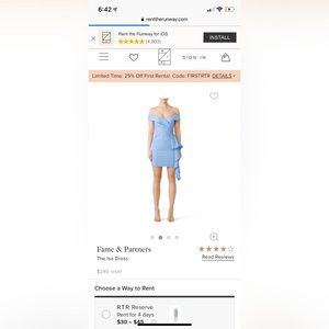 Fame & Partners x Free People The Isle Dress size6